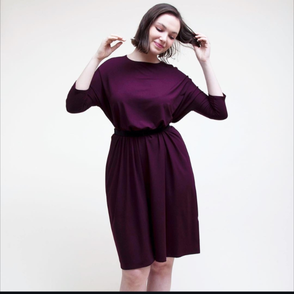 Mimu Maxi Size Large Plum Frock